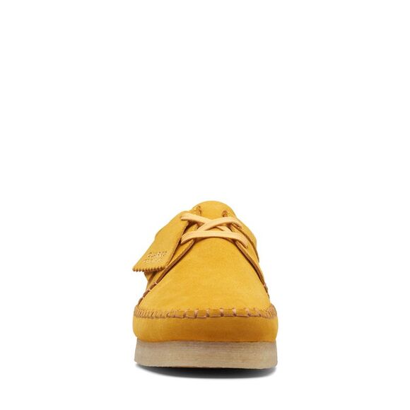 Clarks Mens Weaver Yellow Shoes (NWT) - Picture 3 of 6